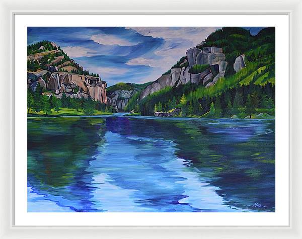 Gates of the Mountains/Missouri River - Framed Print