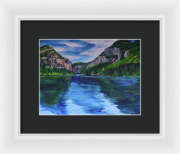 Gates of the Mountains/Missouri River - Framed Print