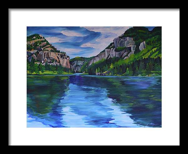 Gates of the Mountains/Missouri River - Framed Print