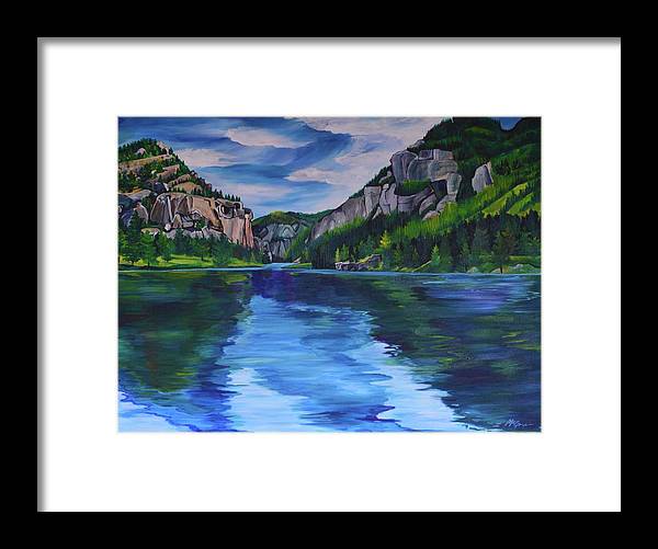 Gates of the Mountains/Missouri River - Framed Print