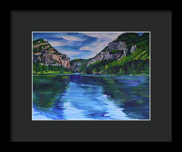Gates of the Mountains/Missouri River - Framed Print