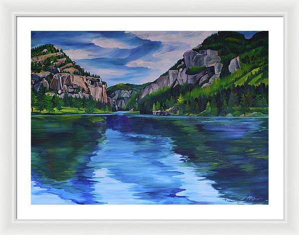 Gates of the Mountains/Missouri River - Framed Print
