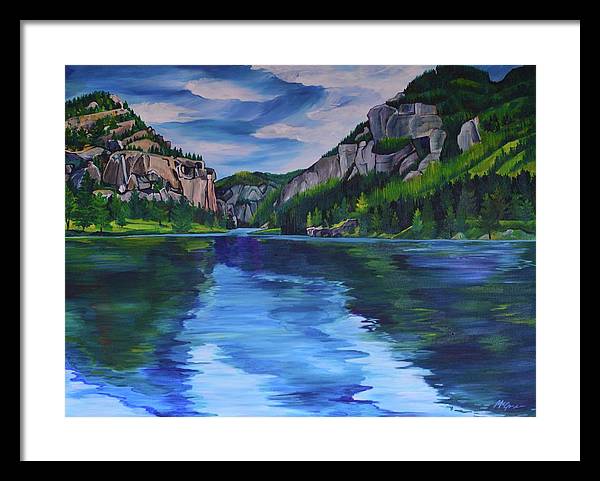Gates of the Mountains/Missouri River - Framed Print