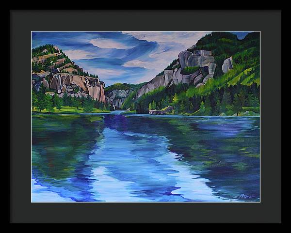 Gates of the Mountains/Missouri River - Framed Print