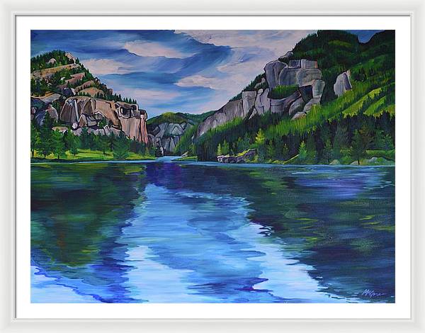 Gates of the Mountains/Missouri River - Framed Print