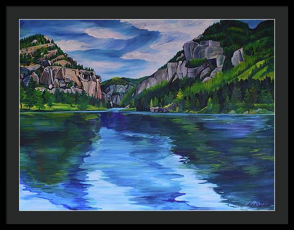 Gates of the Mountains/Missouri River - Framed Print