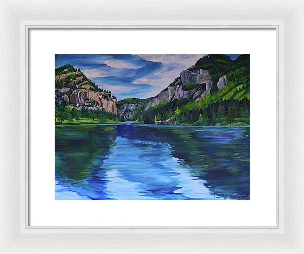 Gates of the Mountains/Missouri River - Framed Print