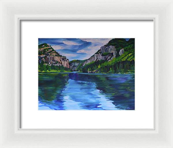 Gates of the Mountains/Missouri River - Framed Print