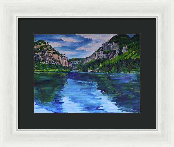 Gates of the Mountains/Missouri River - Framed Print