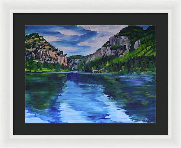 Gates of the Mountains/Missouri River - Framed Print