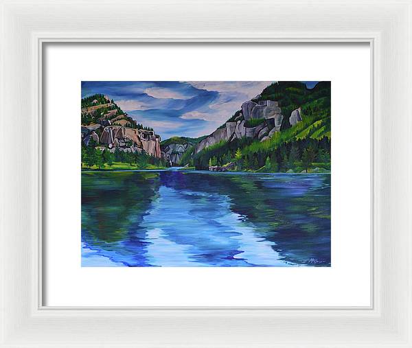Gates of the Mountains/Missouri River - Framed Print