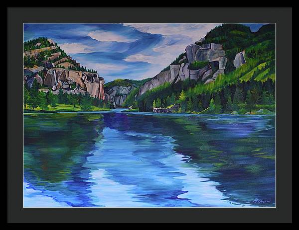 Gates of the Mountains/Missouri River - Framed Print