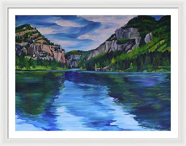 Gates of the Mountains/Missouri River - Framed Print