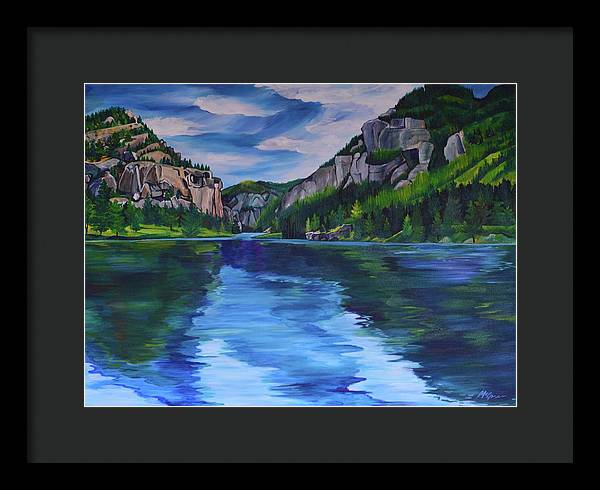 Gates of the Mountains/Missouri River - Framed Print