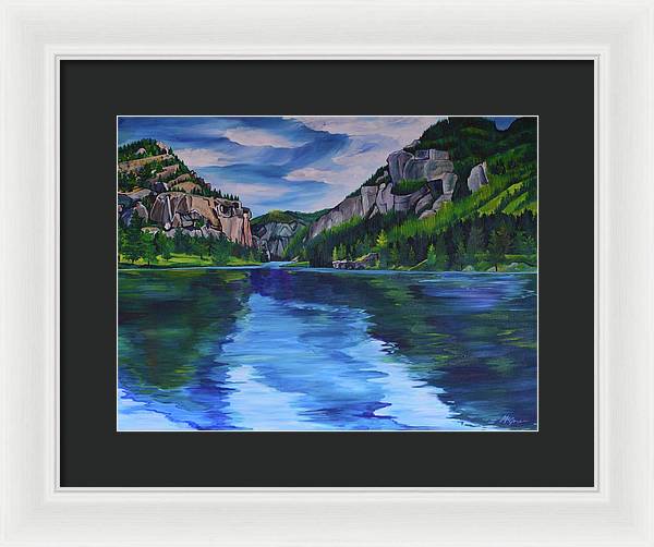 Gates of the Mountains/Missouri River - Framed Print
