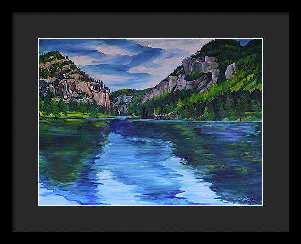Gates of the Mountains/Missouri River - Framed Print