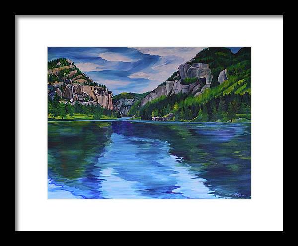 Gates of the Mountains/Missouri River - Framed Print