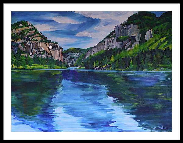 Gates of the Mountains/Missouri River - Framed Print