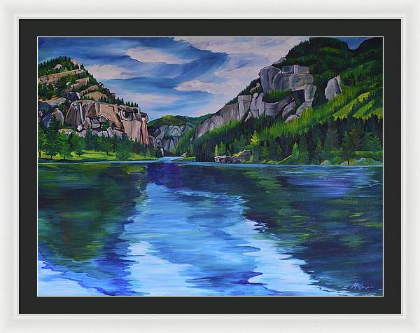 Gates of the Mountains/Missouri River - Framed Print
