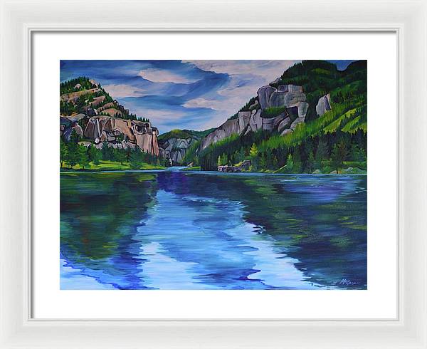Gates of the Mountains/Missouri River - Framed Print