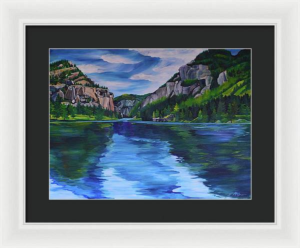 Gates of the Mountains/Missouri River - Framed Print