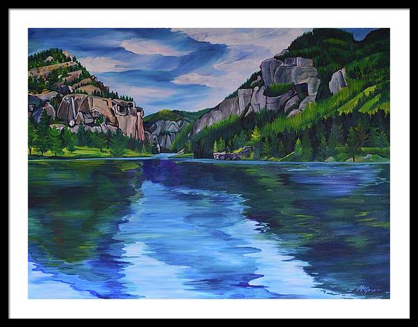 Gates of the Mountains/Missouri River - Framed Print