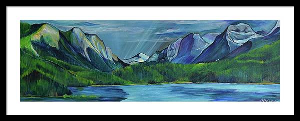 Hyalite Reservoir - Framed Print