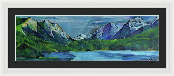 Hyalite Reservoir - Framed Print