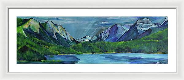 Hyalite Reservoir - Framed Print