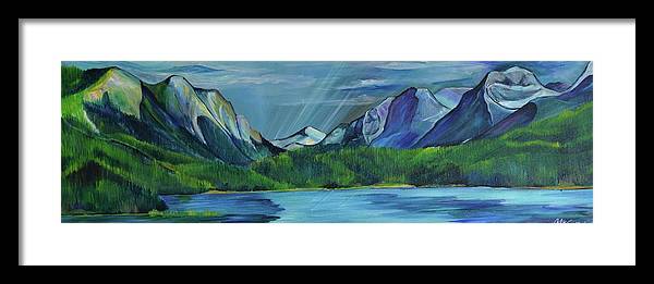 Hyalite Reservoir - Framed Print