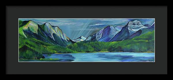 Hyalite Reservoir - Framed Print