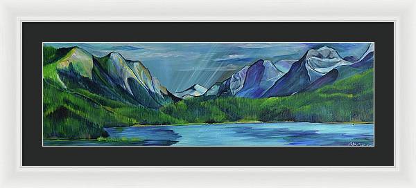 Hyalite Reservoir - Framed Print