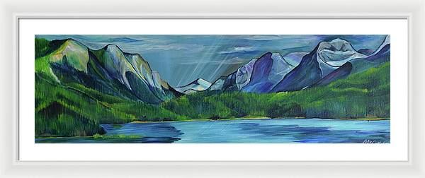 Hyalite Reservoir - Framed Print