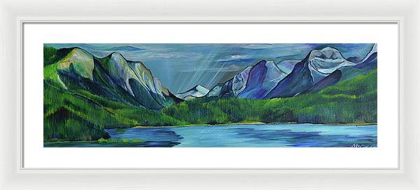 Hyalite Reservoir - Framed Print