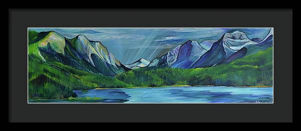 Hyalite Reservoir - Framed Print