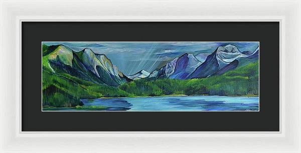 Hyalite Reservoir - Framed Print