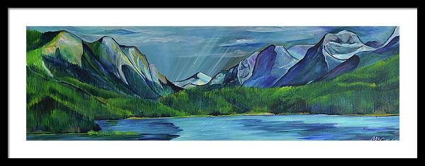 Hyalite Reservoir - Framed Print