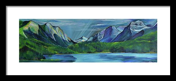 Hyalite Reservoir - Framed Print