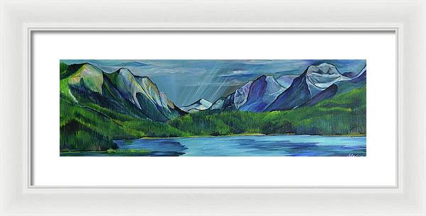 Hyalite Reservoir - Framed Print