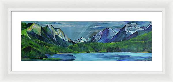 Hyalite Reservoir - Framed Print