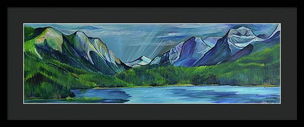 Hyalite Reservoir - Framed Print