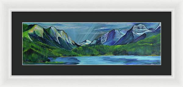 Hyalite Reservoir - Framed Print