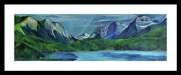 Hyalite Reservoir - Framed Print