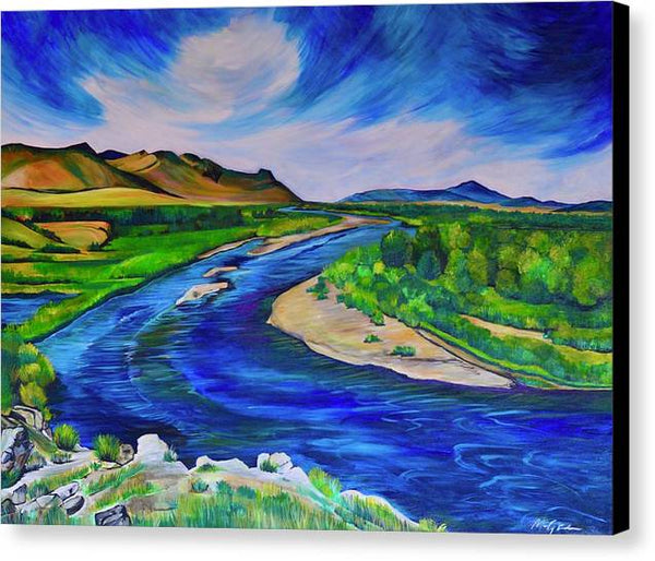 Jefferson River - Canvas Print