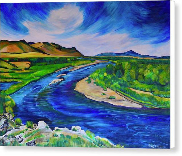 Jefferson River - Canvas Print