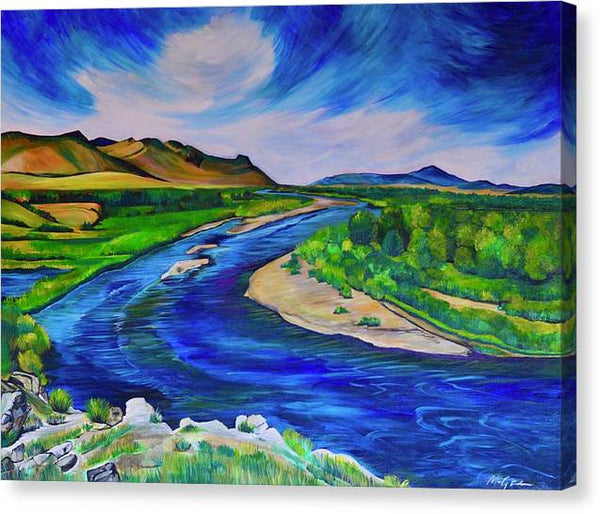 Jefferson River - Canvas Print