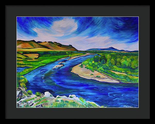 Jefferson River - Framed Print