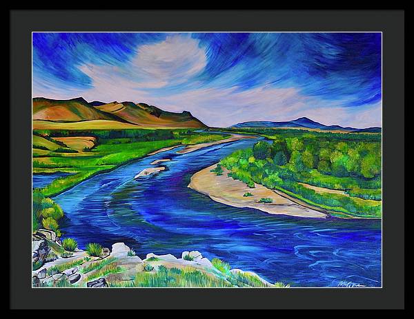Jefferson River - Framed Print