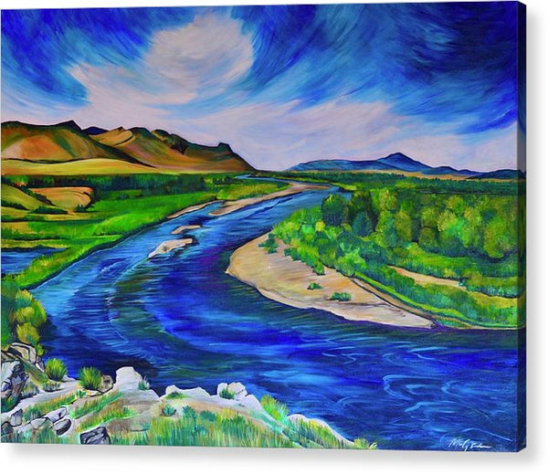 Jefferson River - Acrylic Print