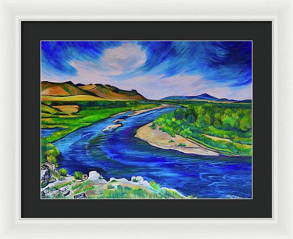 Jefferson River - Framed Print